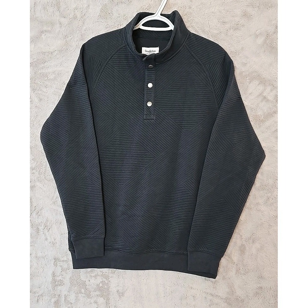 Goodfellow & Co. Men's‎ Snap Pullover Sweatshirt Medium Dark Gray *New*